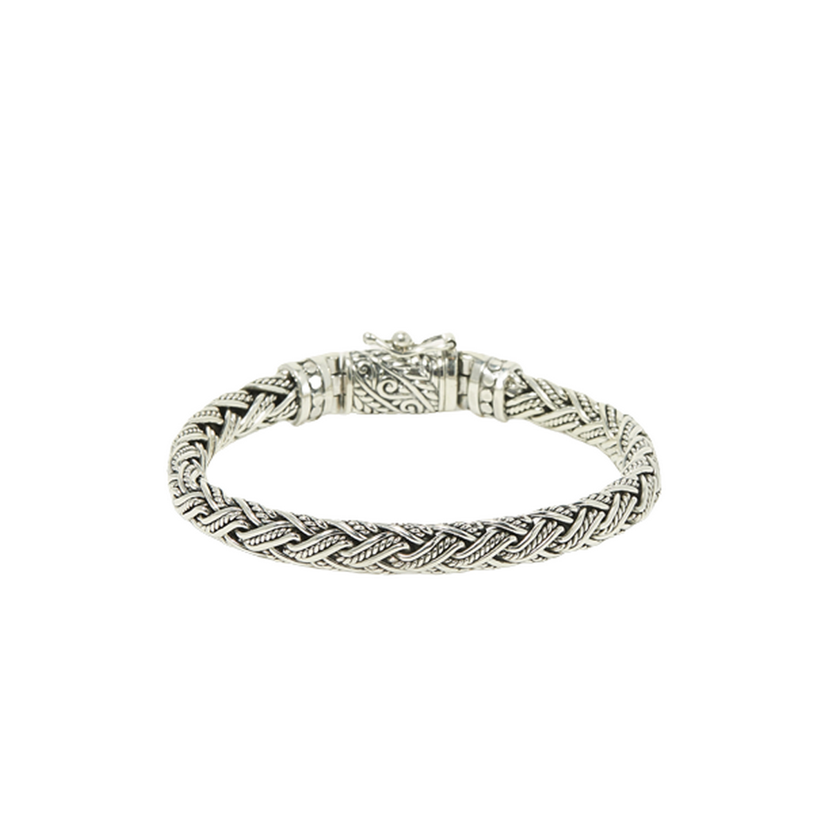 Bracelet homme argent luxe Bracelet Homme Argent 925/1000"Maren" Taille L