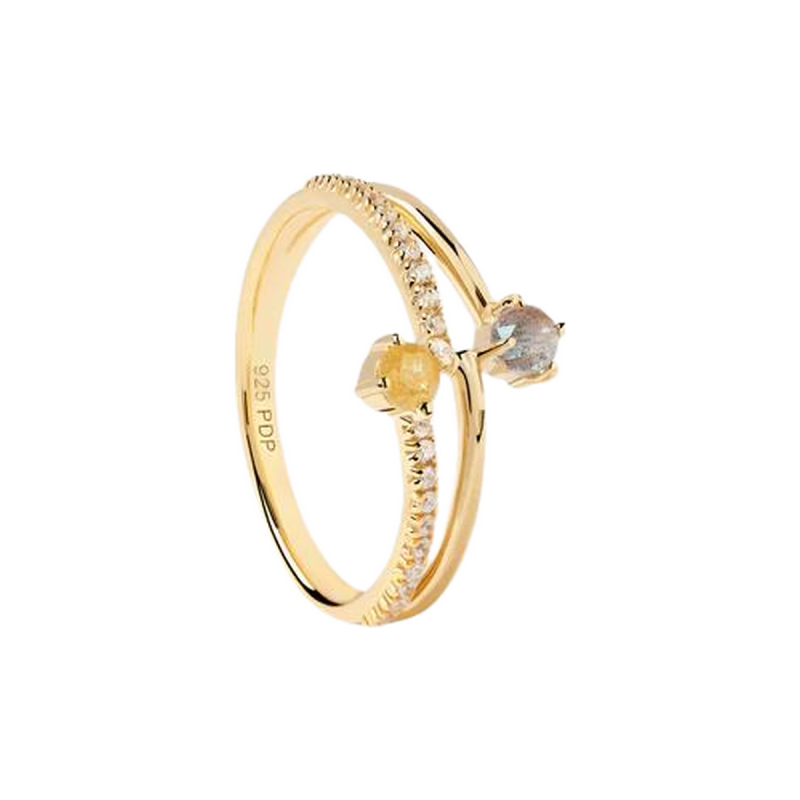 PDPAOLA Bague - Patio - en argent doré - AN01-644