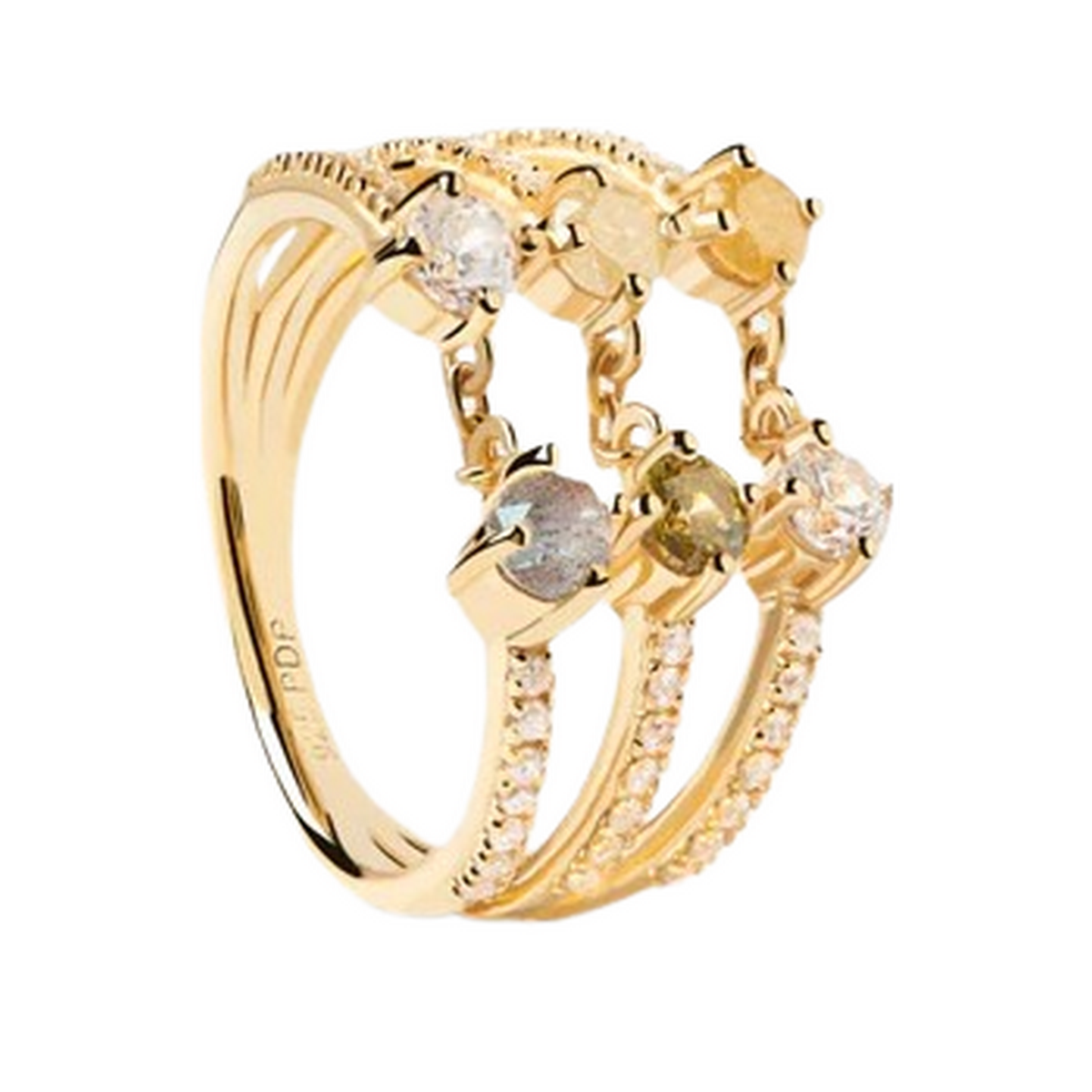PDPAOLA Bague - Juno - en argent doré PDPAOLA Bague - Juno - en argent plaqué or - AN01-655