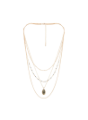 Collier multi rang Labradorite