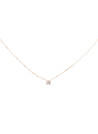 Collier solitaire Or et Diamants