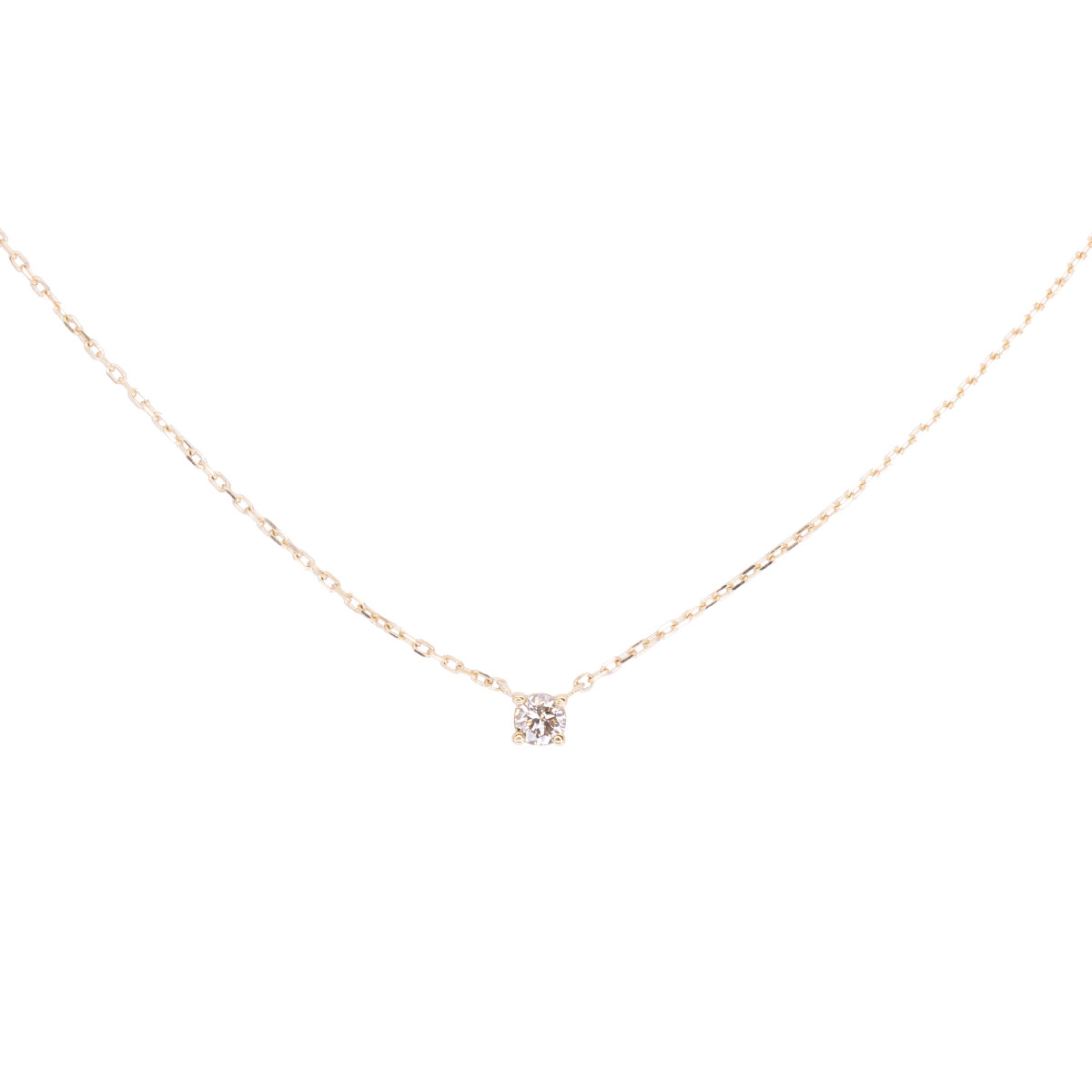 Collier solitaire Or et Diamants Collier solitaire "Apollon Divin" D0,08/1