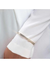 Jonc Guess "All around Guess" Acier doré