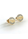Boucles d'oreilles Guess "Uptown chic" Acier doré