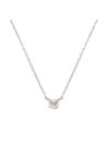 Collier solitaire Or et Diamants