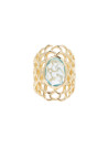 Bague ajustable Topaz Bleu