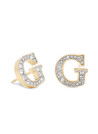 Boucles d'oreilles Guess "G multi chain" Acier doré