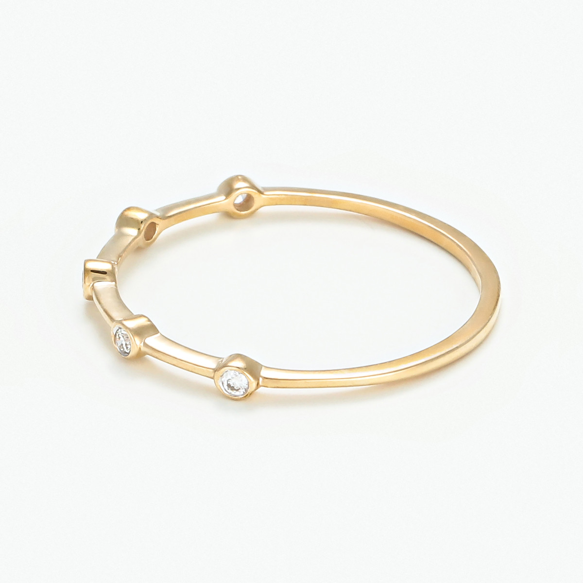 Bague " Domitille" Or jaune et Diamant