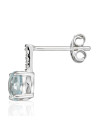 Boucles d'oreilles "Blue Light" Or et Diamants