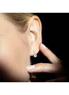 Boucles d'oreilles "Blue Light" Or et Diamants