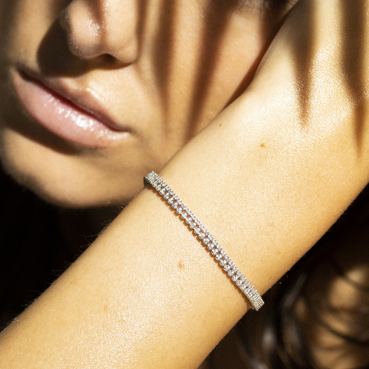 Bracelet "Rang" Or et Diamants Bracelet "Impulsion Exquise" Or blanc et Diamant