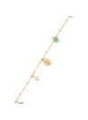Bracelet 'Radia' Turquoise et perles