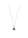 Collier "Phybie", agate verte