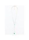 Collier "Rosie" Jade vert