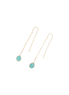 Boucles d'oreilles 'Joplin' Amazonite verte