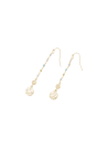 Boucle d'oreilles "Amanda"Labradorite, Apatite, Pyrite