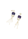 Boucle d'oreilles "Peryne", lapis