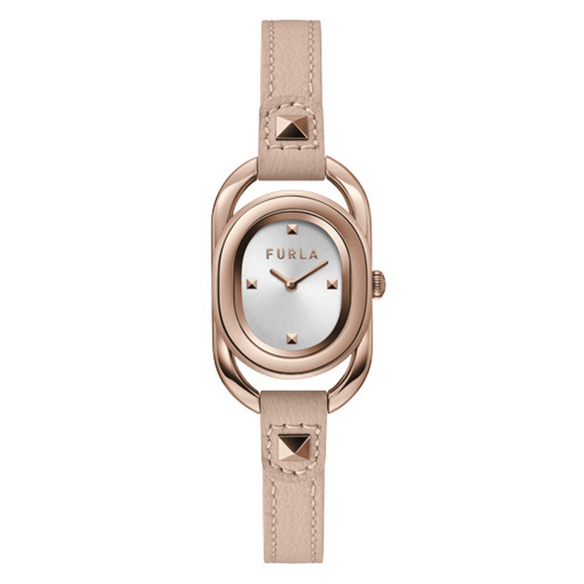Montre Femme Furla doré rose brillant FURLA STUDS INDEX Montre Femme Furla "FURLA STUDS INDEX" - WW00008003L3