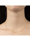 Collier Or jaune 375/1000 et perles