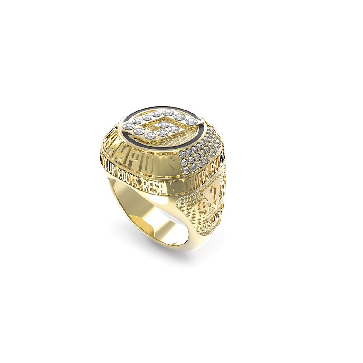 Bague Guess "Champions" Acier doré - JUMR01370JWYG