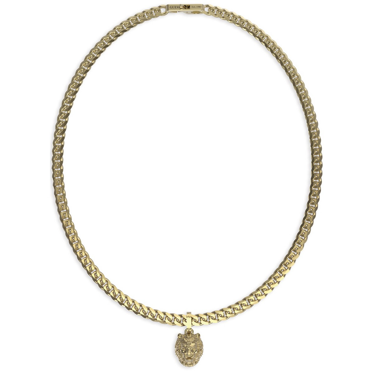 Collier Guess "Lion king" Acier doré Collier Guess "Lion king" Acier doré - JUMN01301JWYG