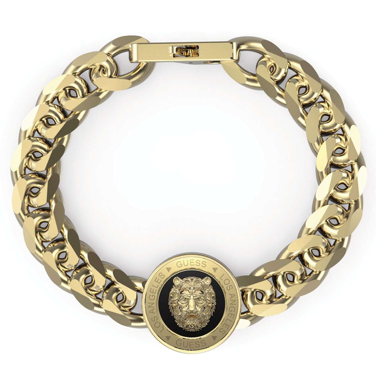 Bracelet Guess "Lion king" Acier doré - JUMB01314JWYGBK