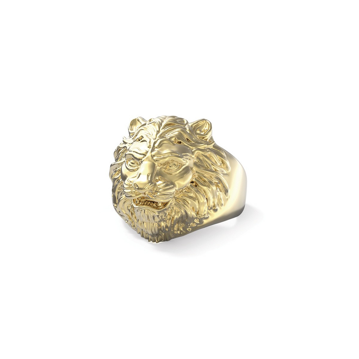 Bague Guess "Lion king" Acier doré - JUMR01307JWYG