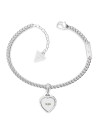 Bracelet Guess "Fine heart" Acier argenté