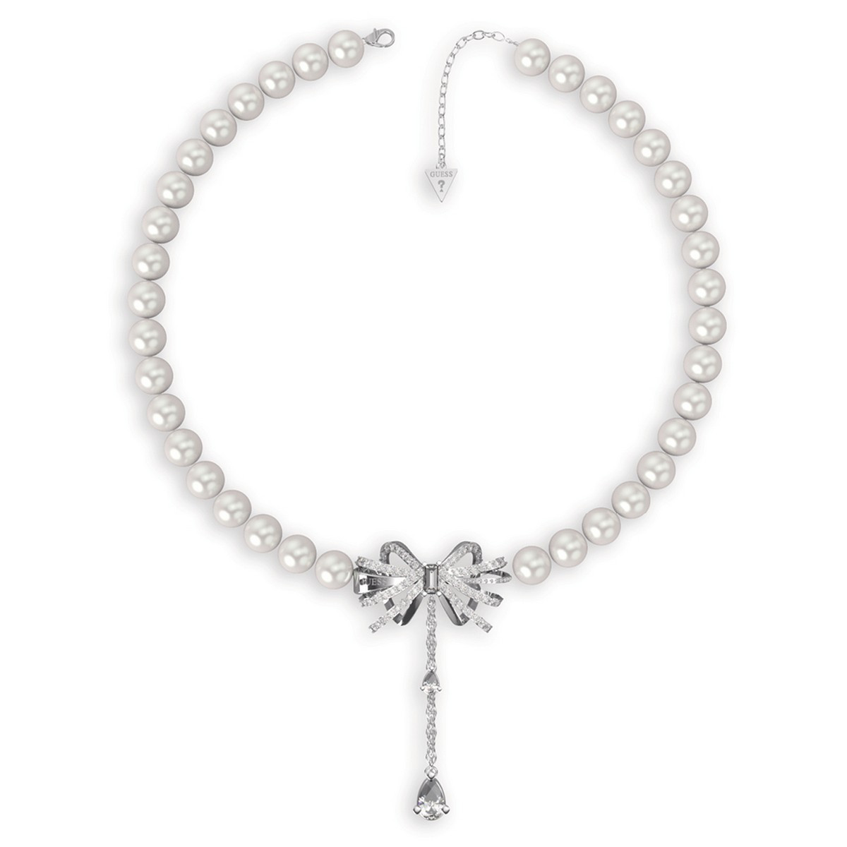 Collier Guess "A-bow you" Acier argenté - JUBN01320JWRH