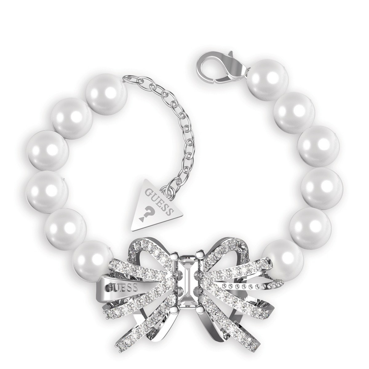 Bracelet Guess "A-bow you" Acier argenté Bracelet Guess "A-bow you" Acier argenté - JUBB01326JWRHS