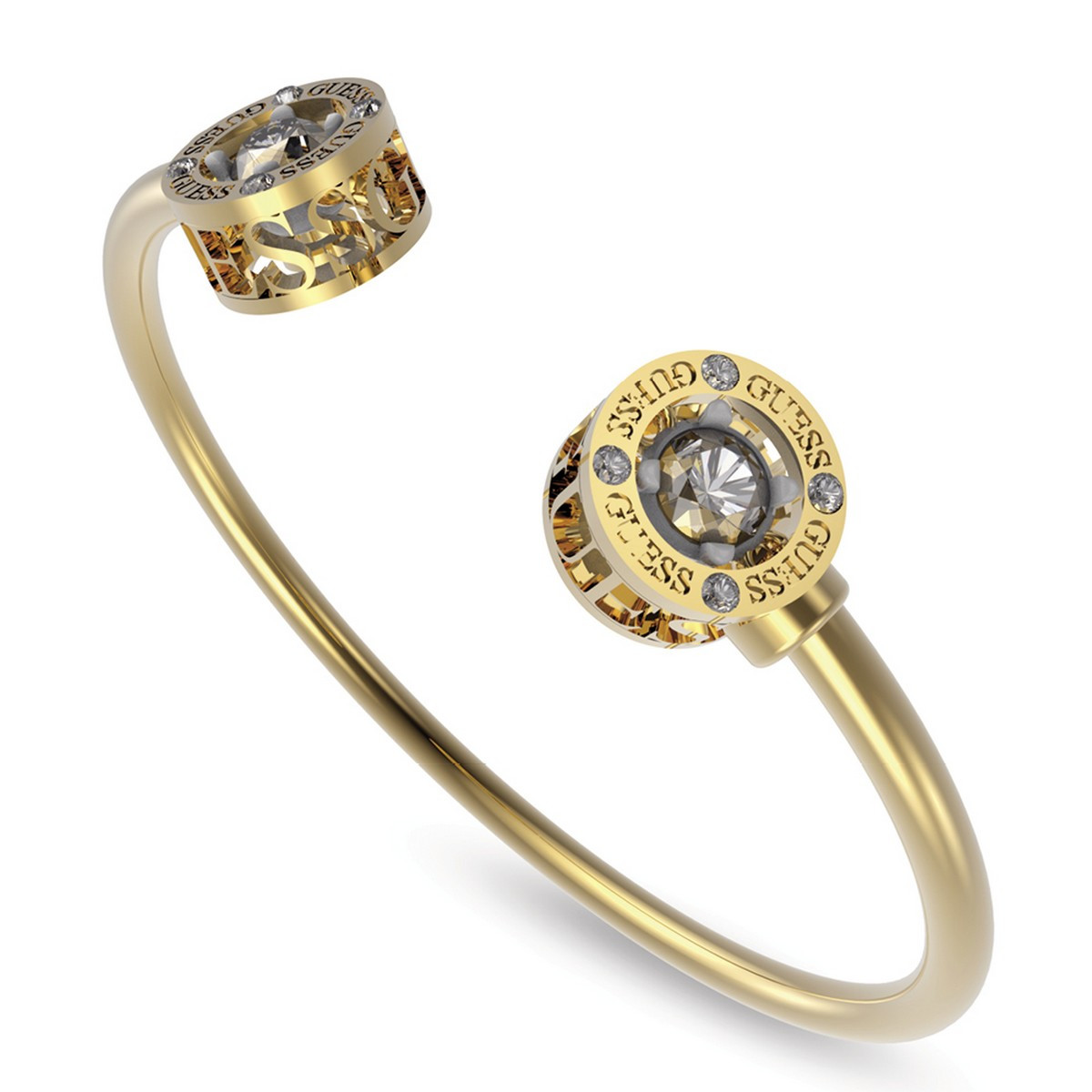 Bracelet Guess "Solitaire" Acier doré Bracelet Guess "Solitaire" Acier doré - JUBB01461JWYGS