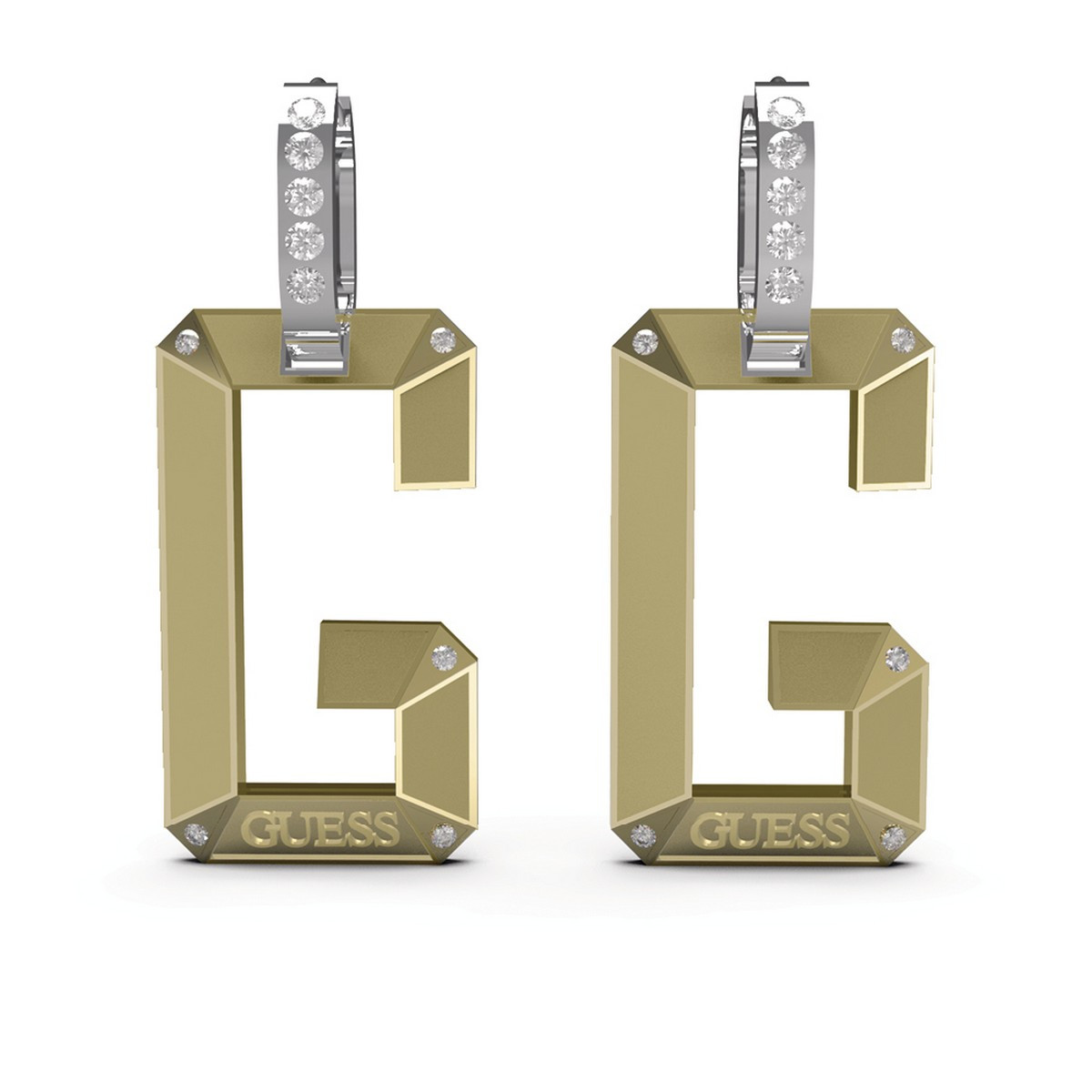 Boucles d'oreilles Guess "G-shades"Acier bicolore Boucles d'oreilles Guess "G-shades"Acier bicolore - JUBE01469JWRHYG