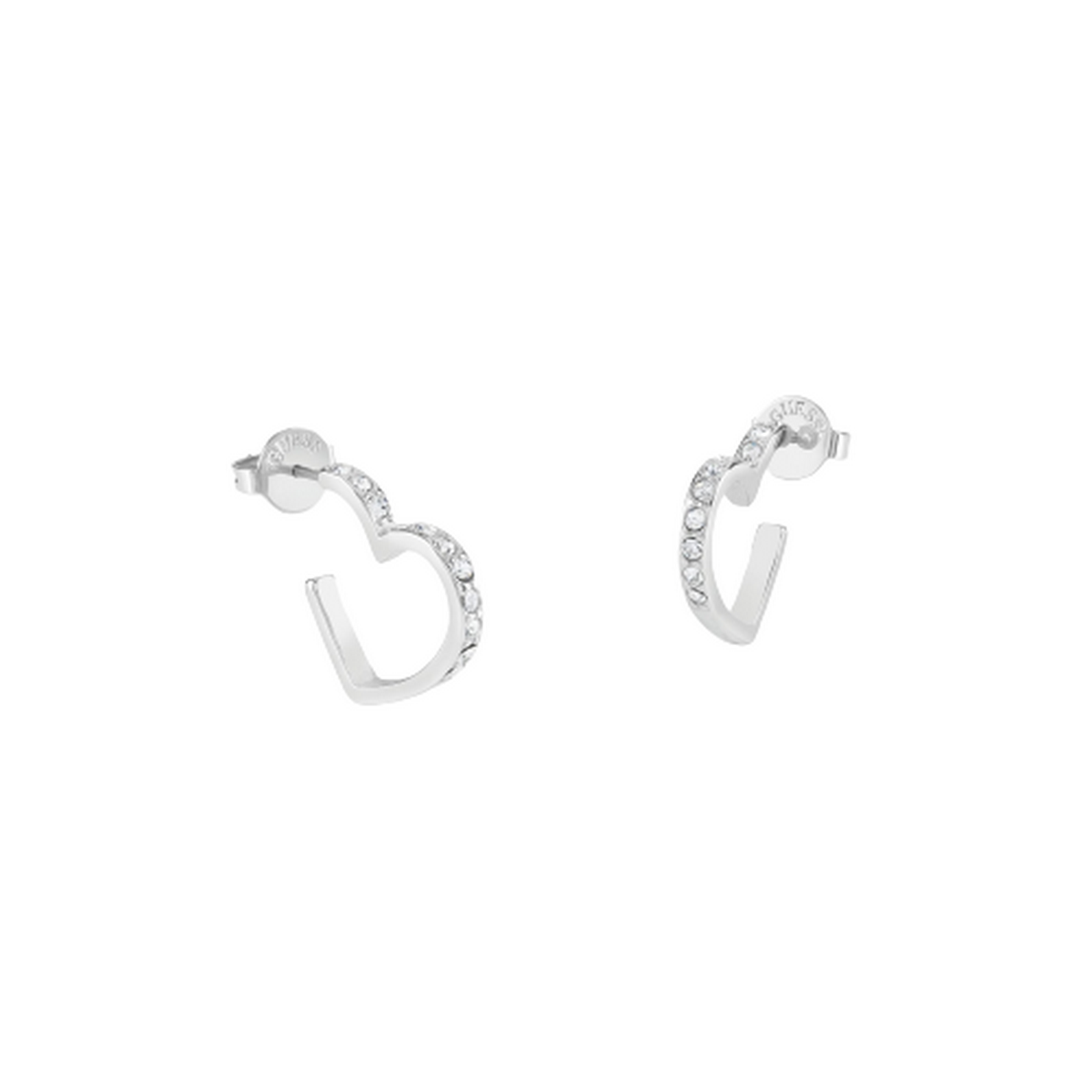 Boucles d'oreilles Guess "Heart to heart" Acier argenté Boucles d'oreilles Guess "Heart to heart" Acier argenté - JUBE01081JWRH
