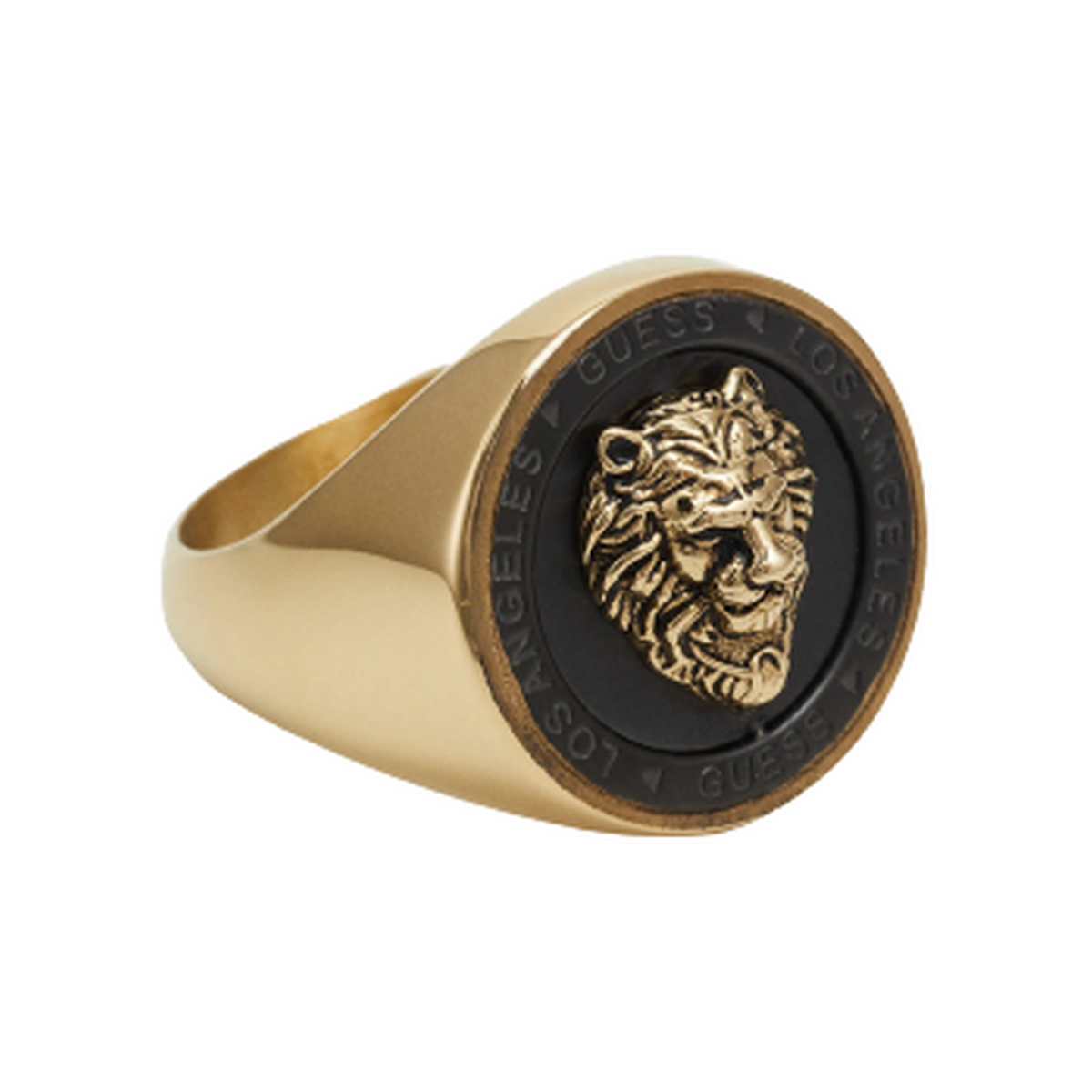 Bague Guess "Lion king" Acier doré - JUMR01315YGYB