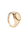 PDPAOLA Bague - Stamp Gold - en argent doré
