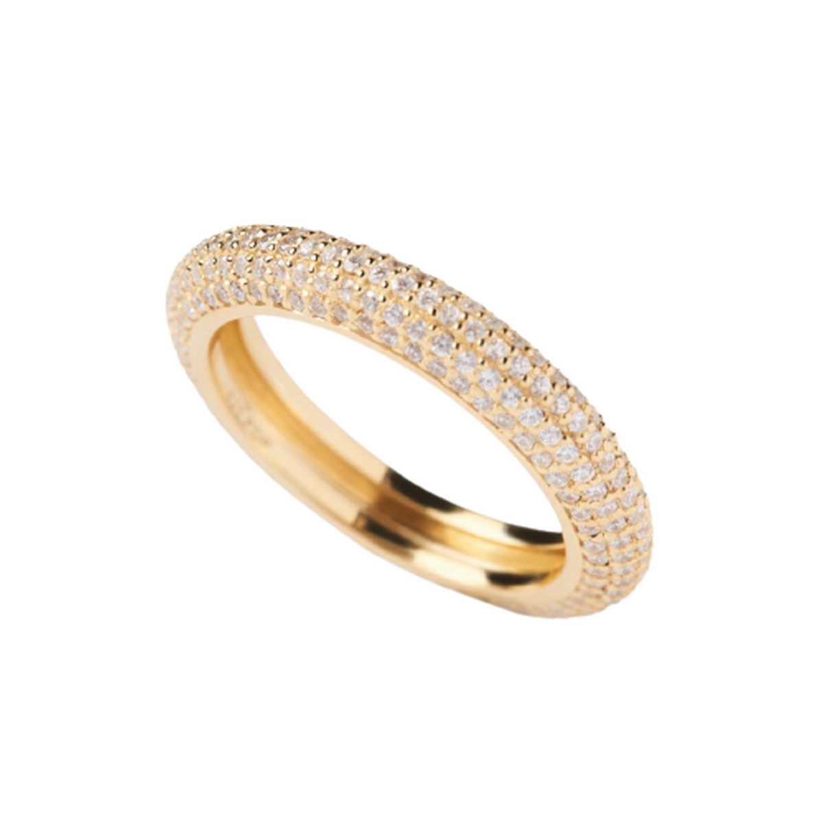 PDPAOLA Bague - King Gold - en argent plaqué or - AN01-669