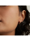 PDPAOLA Boucles d'Oreilles - Spike Gold - en argent doré