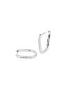 PDPAOLA Boucles d'Oreilles - Spike Silver - en argent