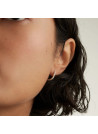 PDPAOLA Boucles d'Oreilles - Spike Silver - en argent