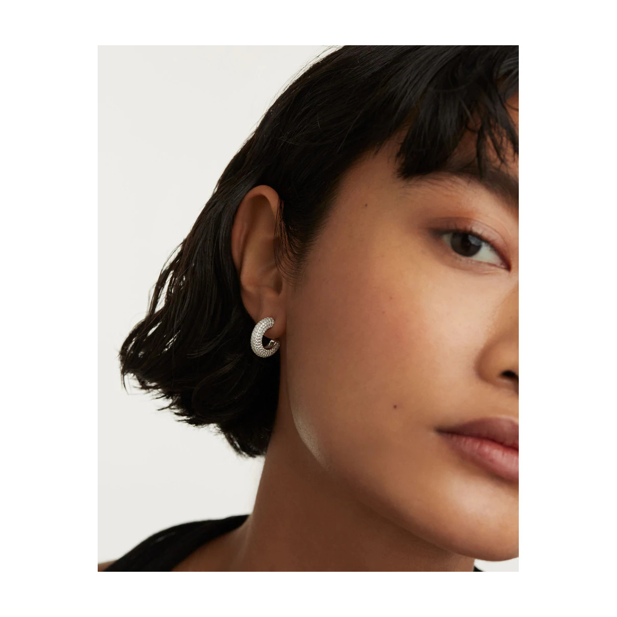 PDPAOLA Boucles d'Oreilles - King Silver - en argent PDPAOLA Boucles d'Oreilles - King Silver - en argent - AR02-576-U