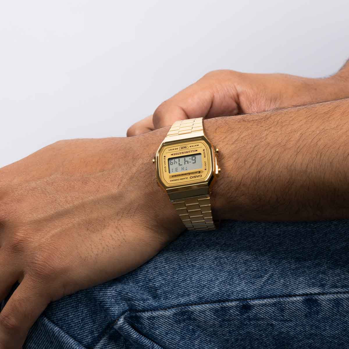 Montre Casio mixte vintage - A168WG-9EF Montre Casio mixte vintage - A168WG-9EF