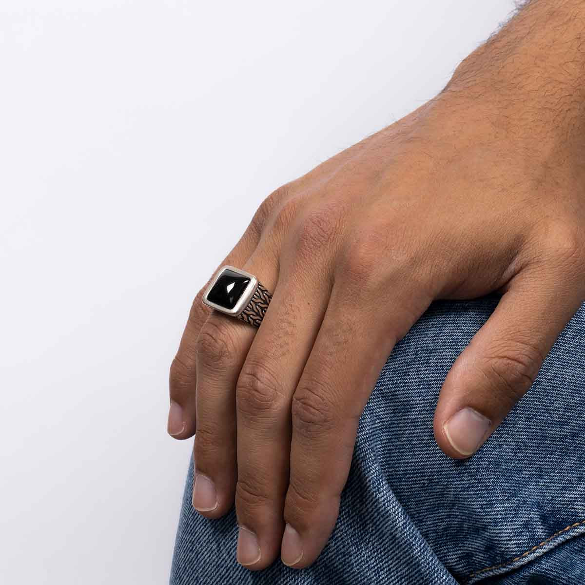 Bague Homme Argent "Joshua" Bague Homme Argent "Joshua"