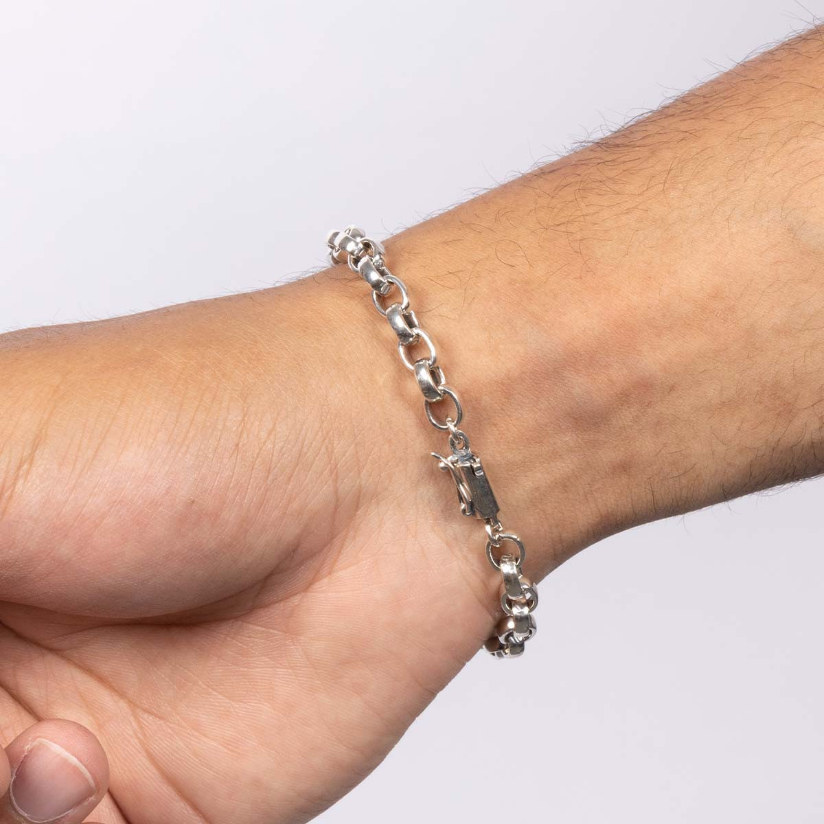 Bracelet Homme Argent 925/1000 "Ilen" Taille L