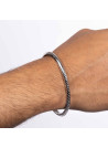Bracelet jonc Homme ANIL en Argent massif 925