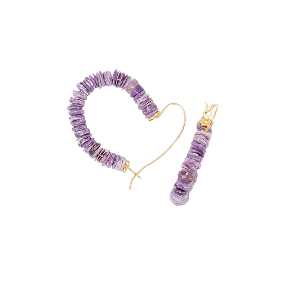 Boucle d'oreilles "Citlalli" Chorite Boucle d'oreilles "Quinina" Chorite