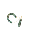 Boucle d'oreilles "Citlalli" Emeraude
