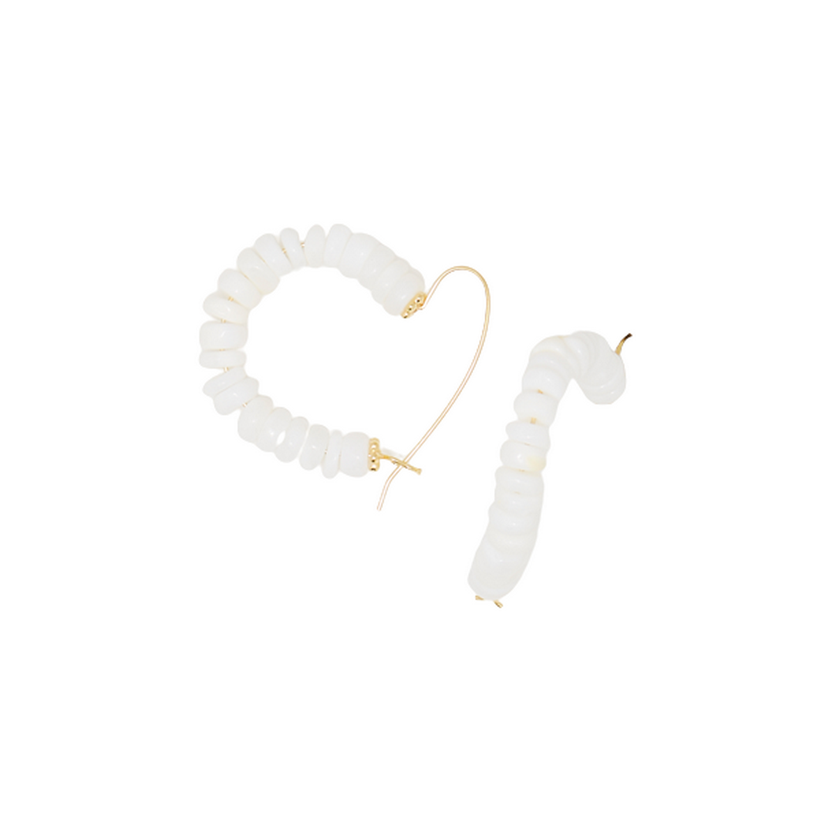 Boucle D'oreilles "Citlalli" White Opal Boucles D'oreilles "Quinina" Opale blanche