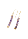 Boucle d'oreilles "Quetzal" Chorite