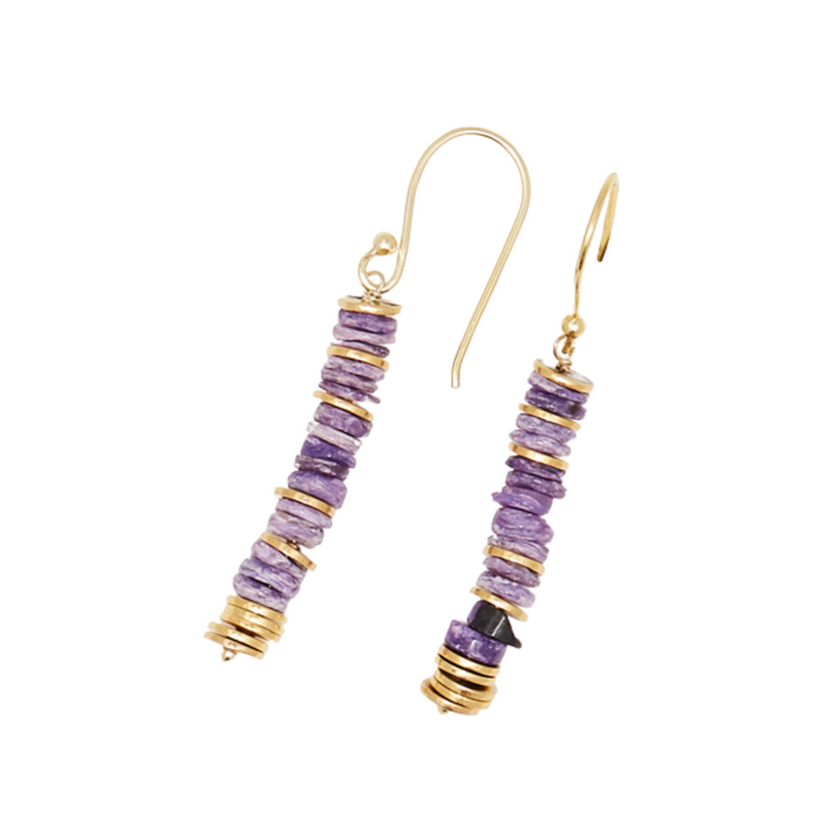 Boucle d'oreilles "Quetzal" Chorite Boucle d'oreilles "Siempreviva" Chorite