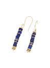 Boucle d'oreilles "Quetzal" Lapis